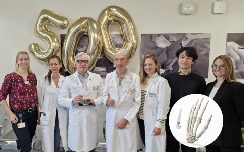 A huge thumbs up: Hand Surgery department celebrates 500th Touch thumb ...